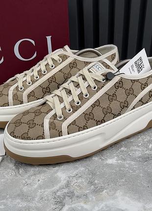 Gucci tennis 1977 gg platform sneakers чоловічі кросівки кеди оригінал 42.5 eur