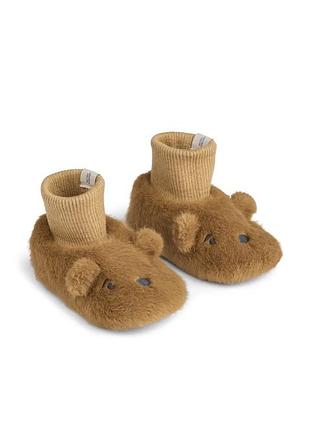 Капці дитячі liewood  для немовлят 20/21 beth bear plush slipper