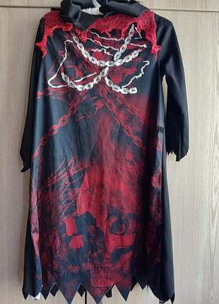 Костюм смерть кат повод женец halloween tu 5-6 р 110-116