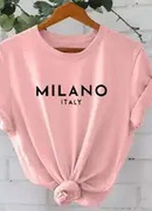 Жіноча стильна футболка з коротким рукавом milano