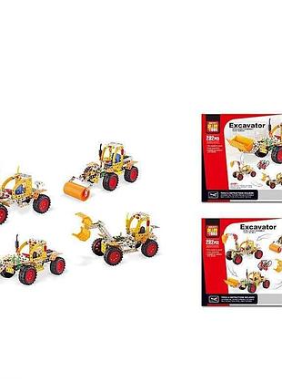 Металлический конструктор assembly alloy toys sb 8008 с 282 деталями для моделирования техники