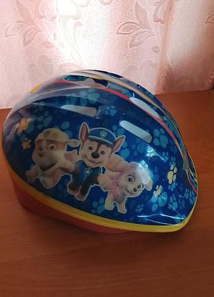 Захисний шолом дитячий. дитячий захисний шолом paw patrol (щенячий патруль) 48-52 см, mv sports
