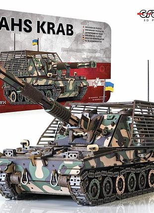 Дерев'яний ліцензійний 3d конструктор thegravix "сау-краб" 966 деталей