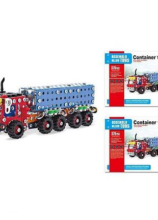 Металлический конструктор assembly alloy toys 519 с 376 деталями для моделирования техники