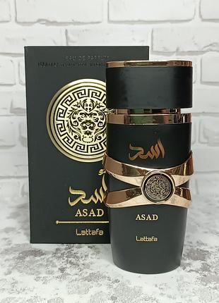 Залишок у флаконі 20 мл! оригінал 100%. унісекс парфум lattafa perfumes asad (латтафа асад)