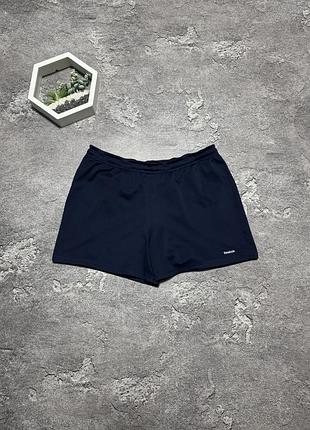 Шорти reebok оригінал чорні чоловічі спортивні шорти рібок літні легкі бігові сітка