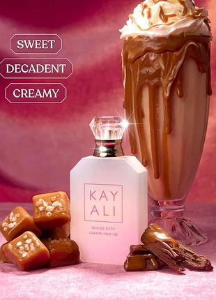 Новинка! парфумована вода kayali  boujee kitty caramel milk 22 | eau de parfum 50 мл