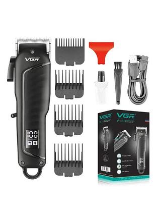 Профессиональная машинка для стрижки vgr v-683 для волос и бороды