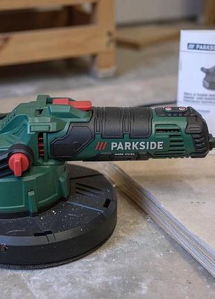 Шлифмашинка с эксцентриком для стен и потолков 1050w parkside (германия), машинка для выравнивания стен, rfe