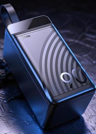 Міні-павербанк hoco (90000 mah/ 22.5w), повербанк з дисплеєм надійність, повербанк металевий корпус, rfe