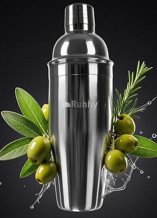 Шейкер для коктейлю ruhhy (польща), бармен набір для приготування коктейлів, набір для коктейлів домашній бармен, rfe