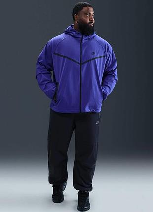 Куртка чоловіча nike tech mens woven jacket violet hm7151-539 оригінал