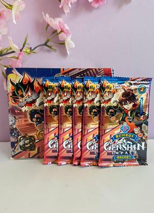 Коллекционные карточки по геншин импакт genshin impact