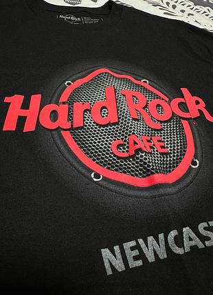 Фирменная футболка hard rock cafeнтерасло (newcastle),оригинал с бирками размер s