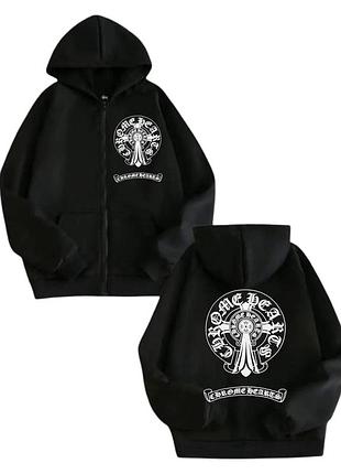 Чоловічий зіп-худі chrome hearts