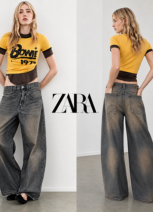 Zara широкі джинси baggy