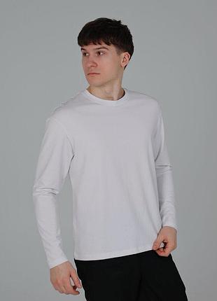 Лонгслів slavni mono білий