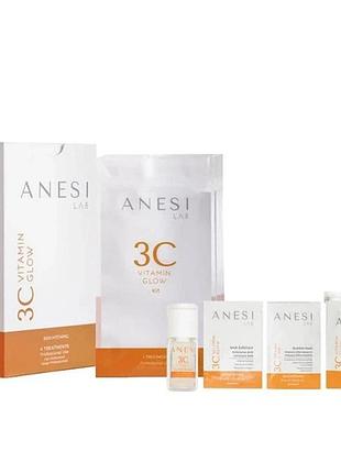 Професійний набір з вітаміном c anesi lab 3c vitamin glow professional kit, 1 процедура