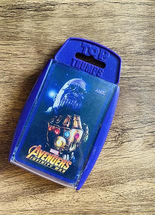 Настільна гра top trumps avengers