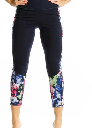 Лосины спортивные gap fit athlethic leggings, floral lr