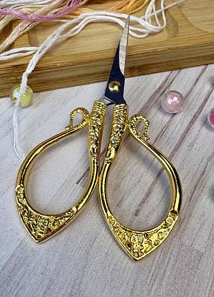 Ножницы винтажные "китайские" золото