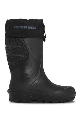 Зимові чоботи polyver classic sport black 42 (чорні, середні 27см) - 8440-42