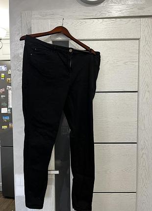 Чорні джинси george skinny 44 розміру приблизно (2хл)