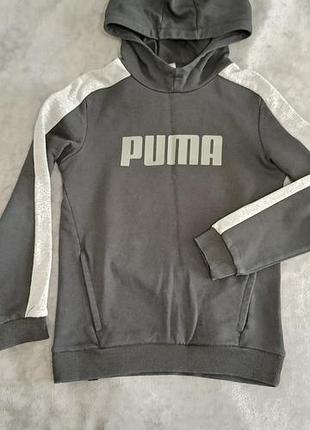 Худи спортивная кофта кенгуру puma 146 см 11 лет
