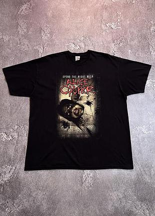 Вінтажна футболка alice cooper fruit of the loom 2xl розмір мерч рок оригінал стан ідеал чоловіча