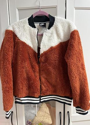 Жіноча куртка-бомбер nike sportswear sherpa fleece bomber jacket