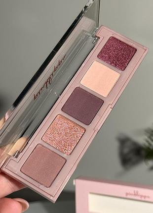 Палетка тіней pinklipss mauve me eyeshadow palette 4 g mini