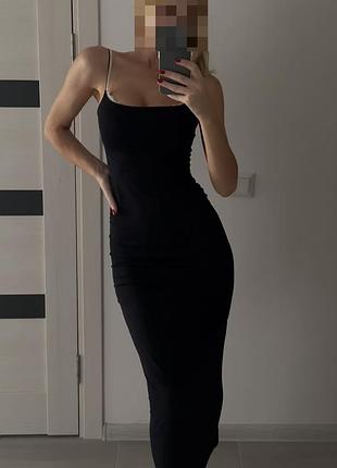 Сукня чорна жіноча pull&bear