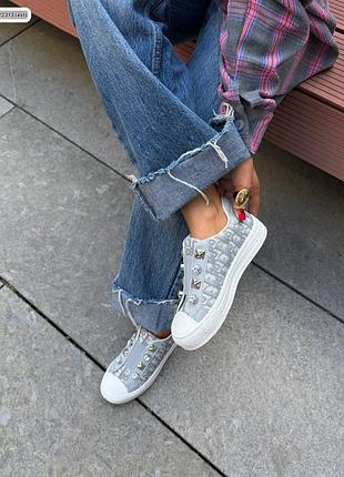 Кеди діор текстильні