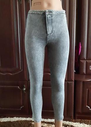 Сірі джинси джегінси denim co.