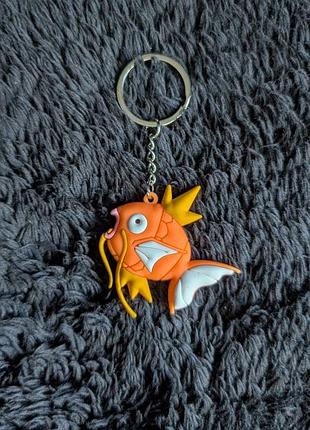 Брелок на сумку pokemon magikarp anime fish аниме покемон мэджикарп оранжевая рыба пикачу pikachu гярадоса gyarados
