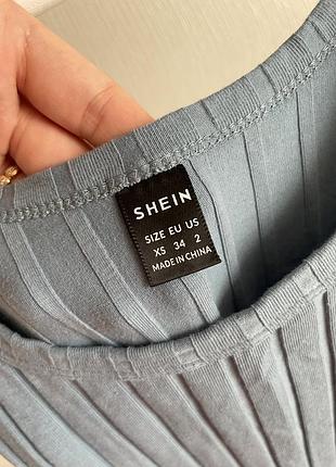 Сукня shein синя 3