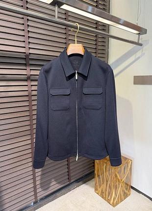Чоловіча куртка сорочка з вовни loro piana