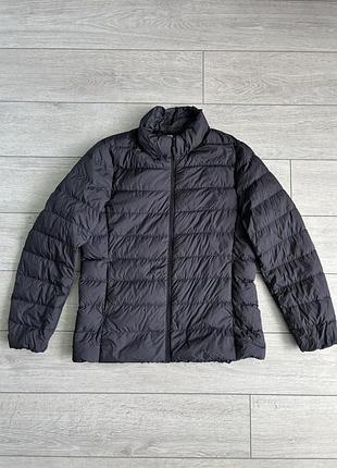 Ультралегкий пуховик юникло uniqlo ultra light down jacket size xl хл размер демисезонная куртка микропуховик черного цвета оригинал