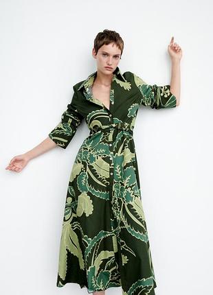 Полиновое платье zara