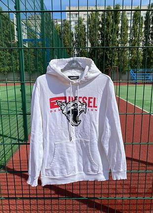Худи diesel s-gir-hood-bx1 с принтом волка (оригинал)