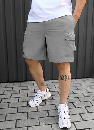 Серые мужские шорты карго staff cargo sav gray