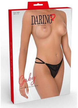 Стринги кружевные daring intimates gaby, черный, s/m 6