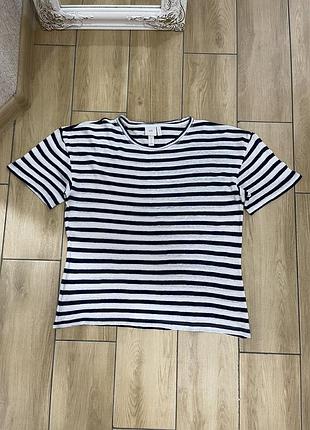 Футболка жіноча льон h&m m/l