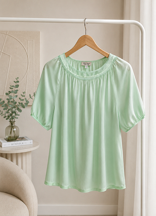 Розкішна шовкова блуза «her shirt made in italy» – 94% шовк, р. s - м