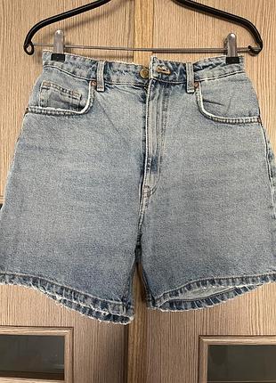 Жіночі джинсові шорти zara, 36 розмір (евро)
