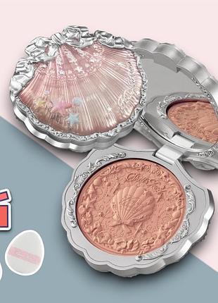 Сатинові рум'яна-бронзер flower knows shell's jewel 04 beach starfish
