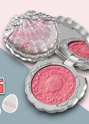 Сатинові рум'яна flower knows shell's jewel 05 strawberry bubble