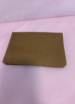Кожаний картхолдер-гаманець (passport / card wallet) від бренду line of trade.