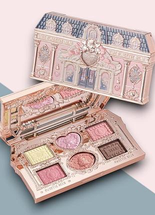 Палетка теней flower knows 02 strawberry milk из коллекции the sweetie bear