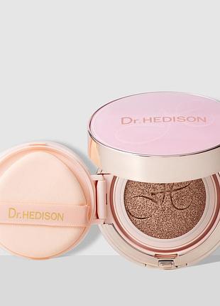 Smart-кушoн ivorу з aдaптaцією дo xoлoднoгo тoну + змінний блoк dr.hedison miracle cushion ivorу spf 50/pa+++